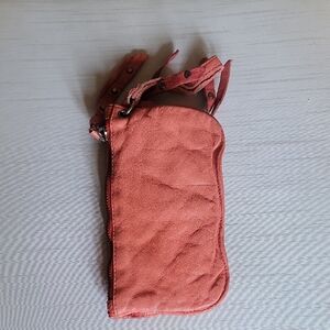 Stylish Pink FREE PEOPLE Wristlet